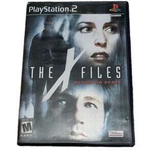 X-Files: Resist or Serve (Sony PlayStation 2, 2004 PS2) Complete W Case & Manual